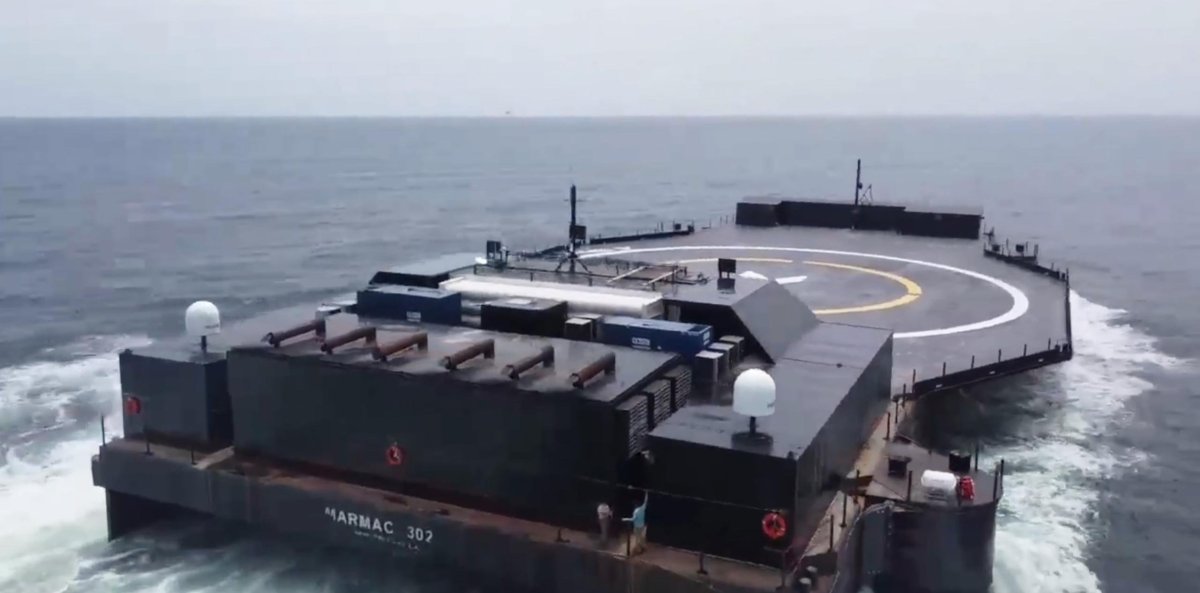 Space x водная платформа