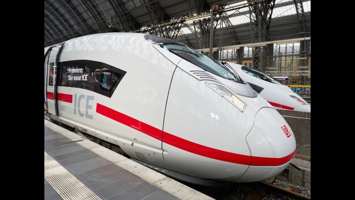 Поезд Ice Германия