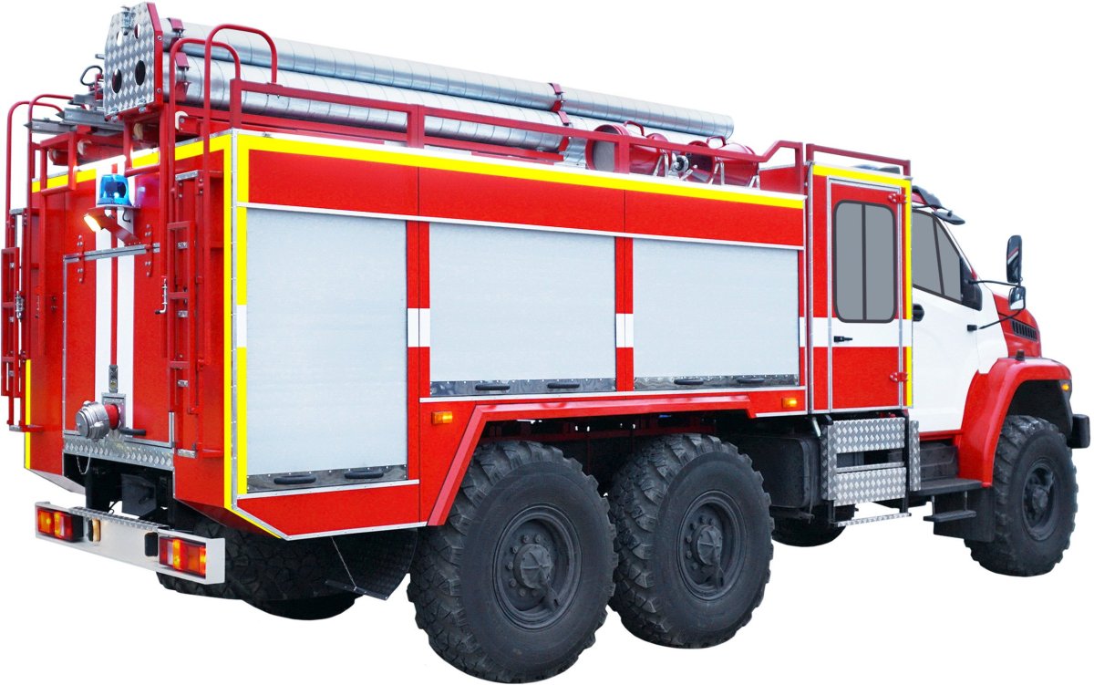 Урал 5557 пожарная автоцистерна Некст