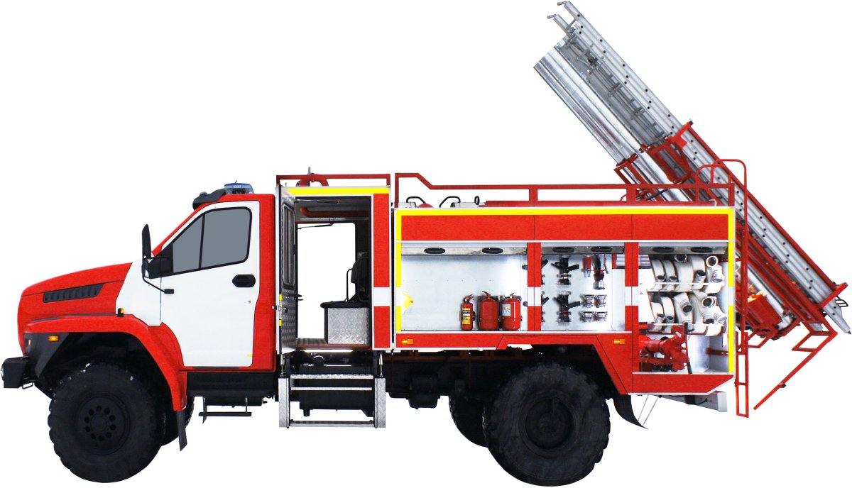 АЦ-3,0-40 Урал 43206 пожарная техника