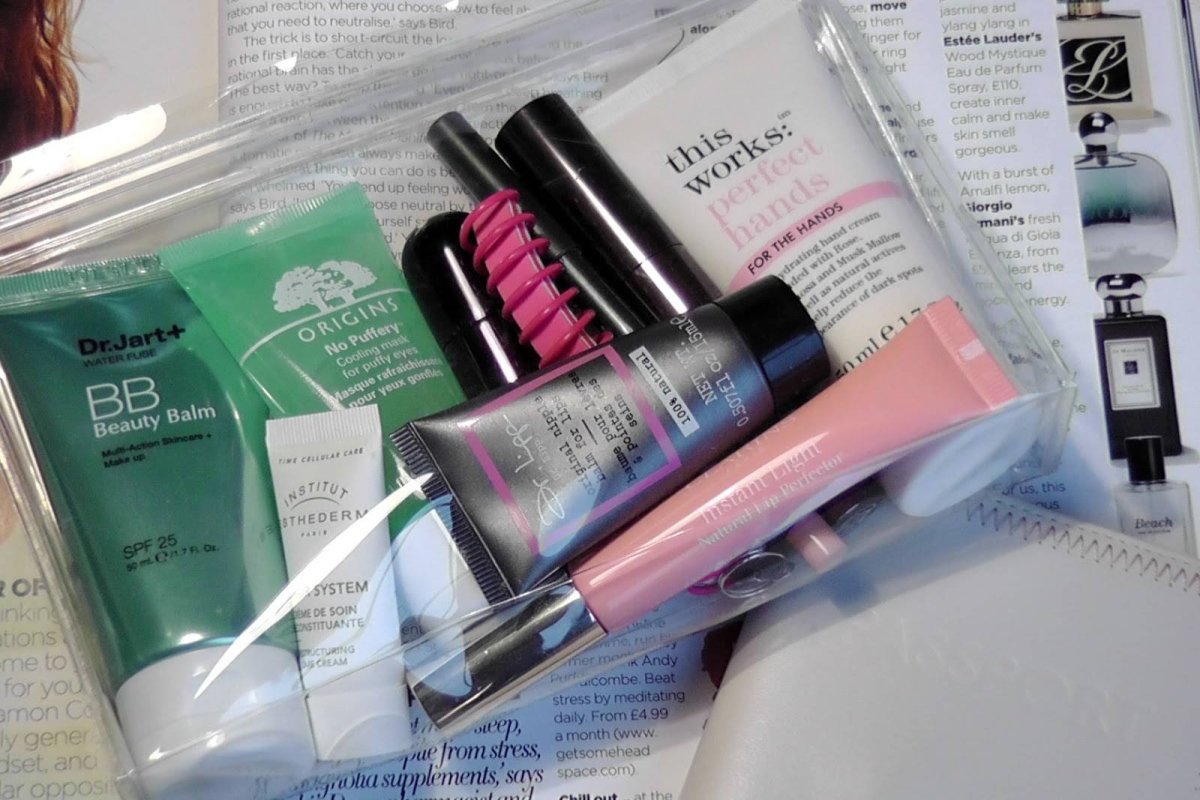 Ручная кладь косметика