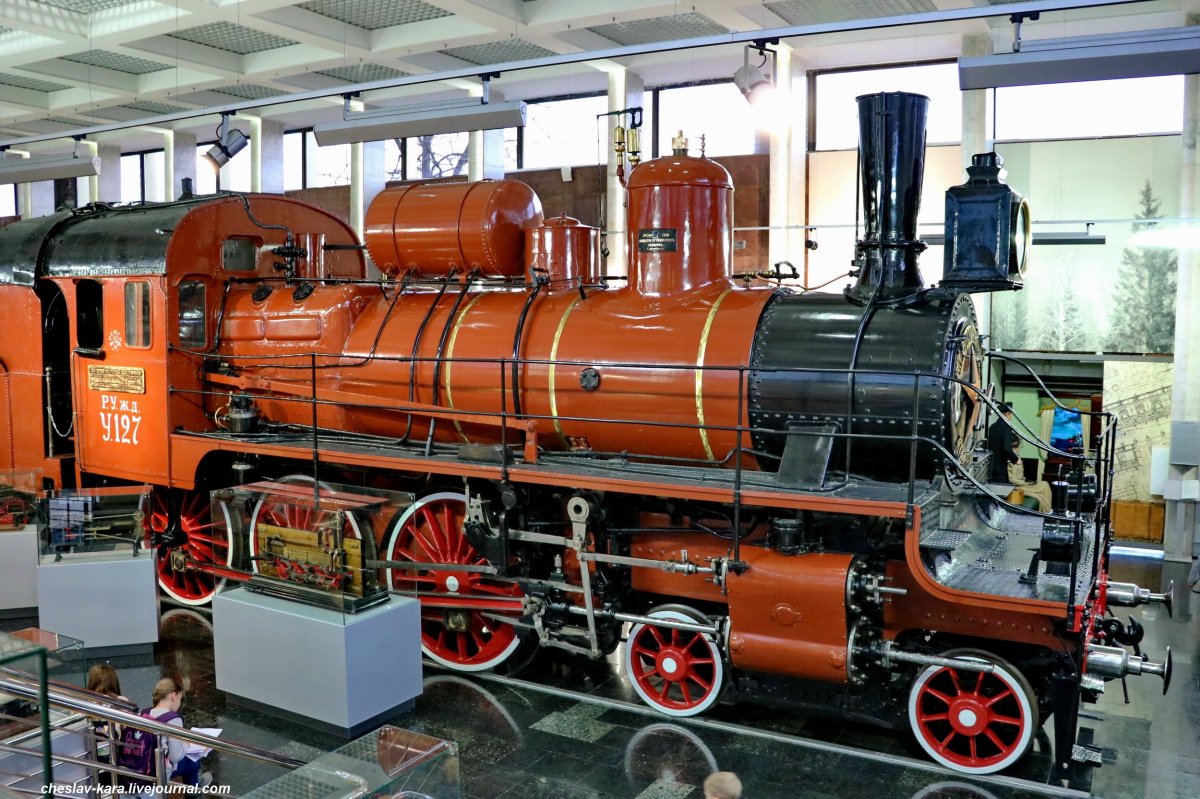 Модель паровоза.политехнический музей.Москва