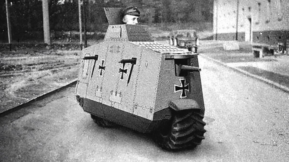 Немецкий бронированный мотоцикл Type r PZ-R