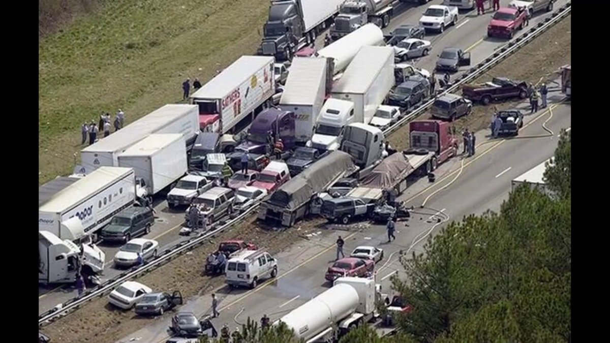 Крупные автомобильные катастрофы