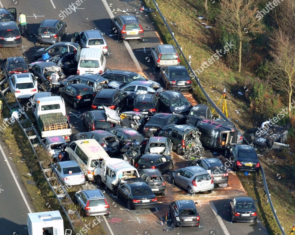 Самые крупные автомобильные катастрофы