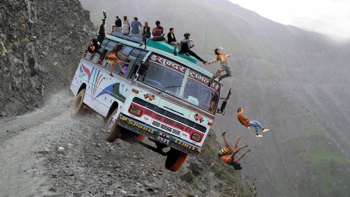 Дорога смерти в Боливии