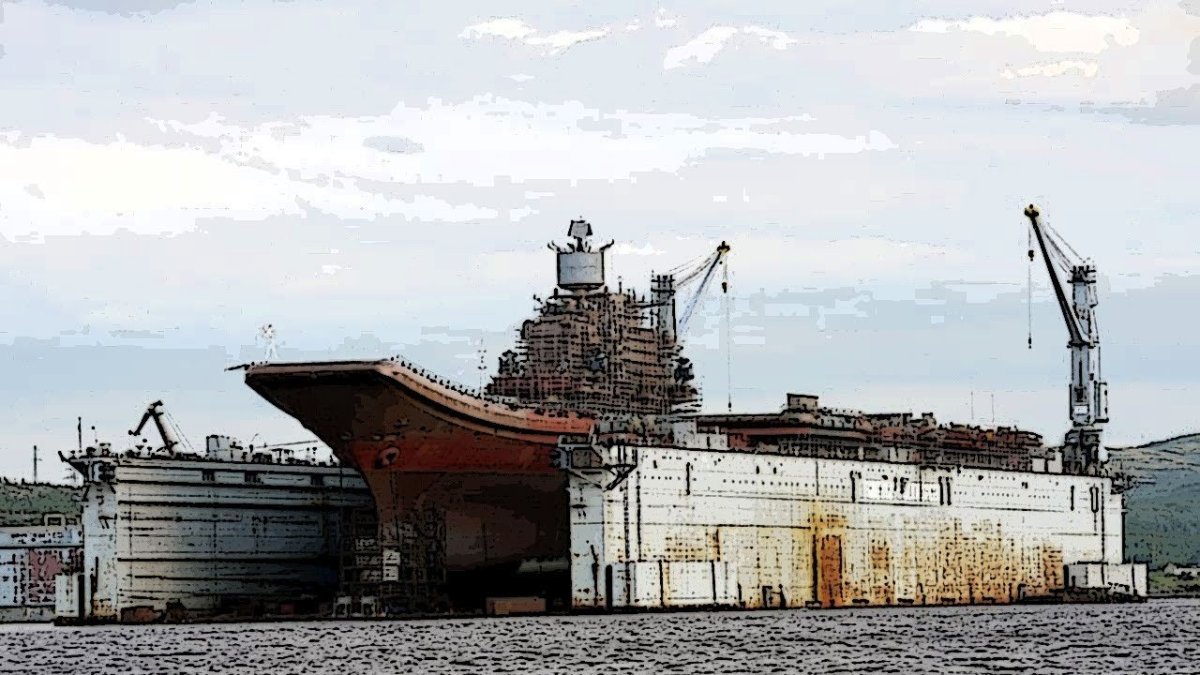 Плавучий док Пд 50 затонул в Мурманске