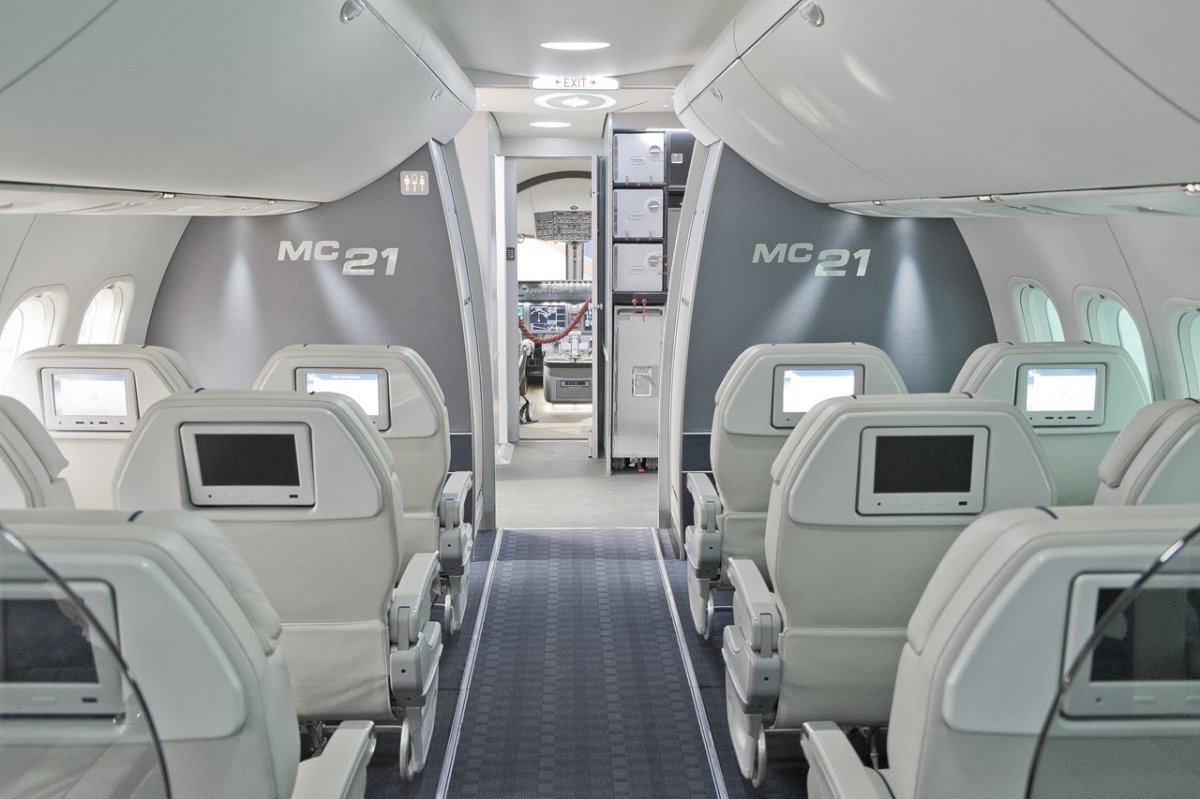 Mc21 самолёт салон