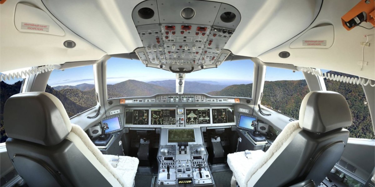МС-21 кабина пилотов