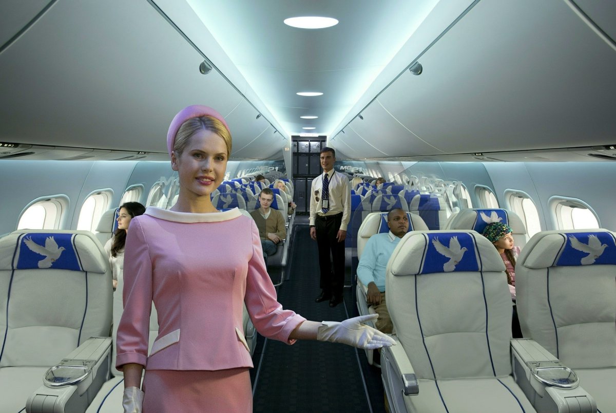 Салон самолета