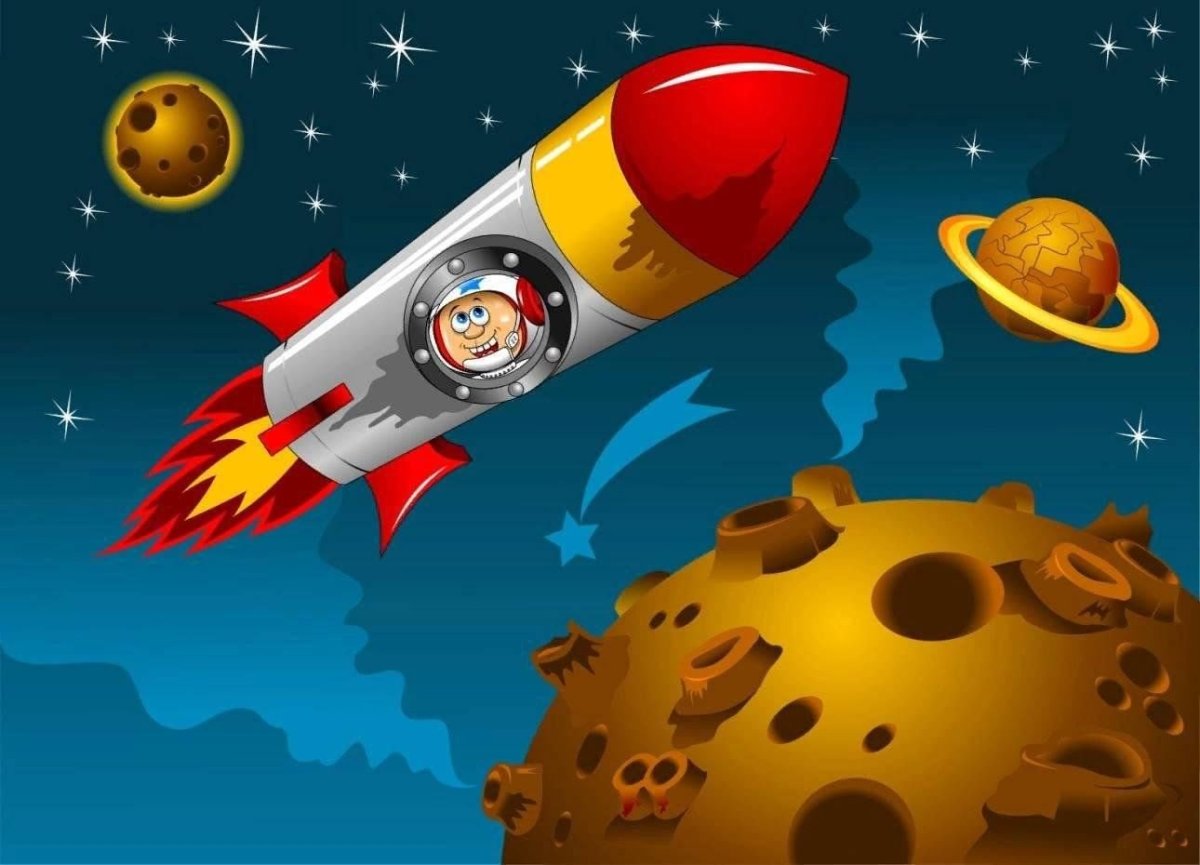 Космическая ракета для детей