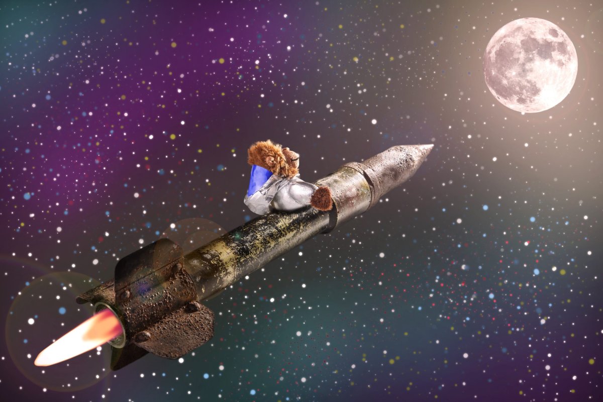 Ракета летит в космос