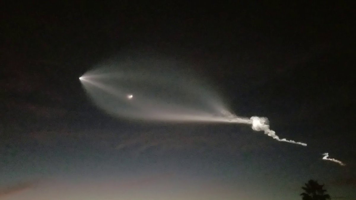 Falcon 9 Траектория полета