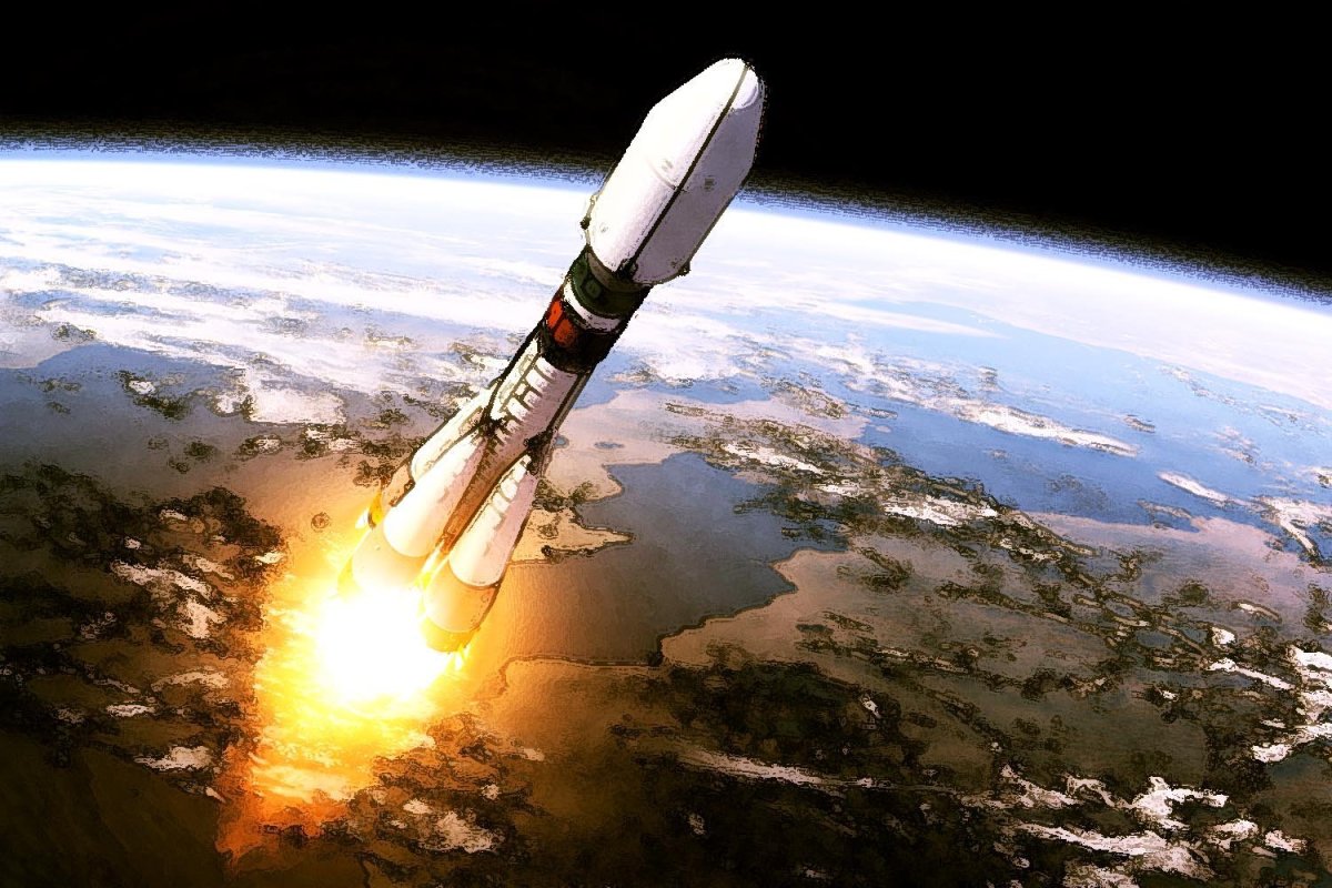 Полет ракеты в космос