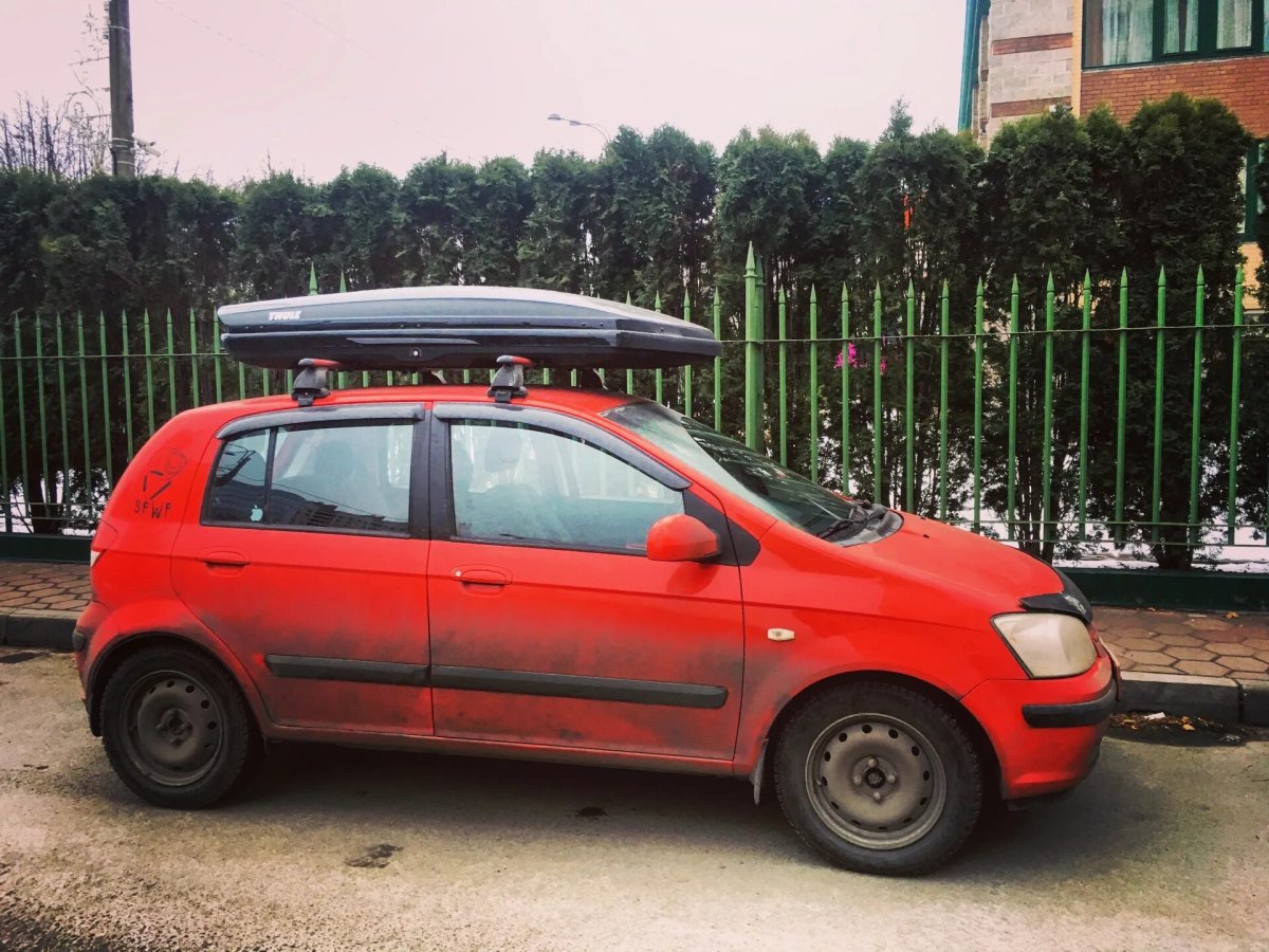 Бокс на крышу Хендай Гетц