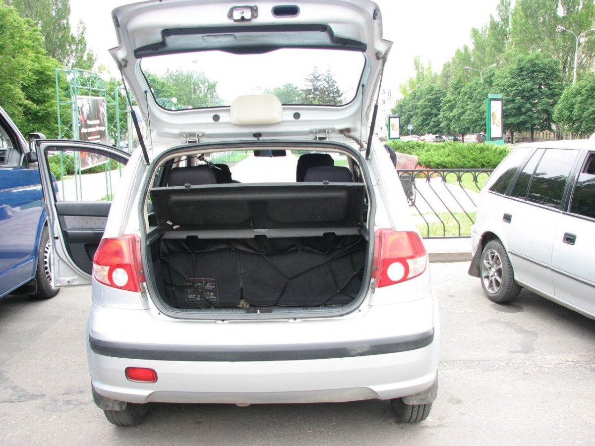 Hyundai Getz 1.4 at, 2008, багажник