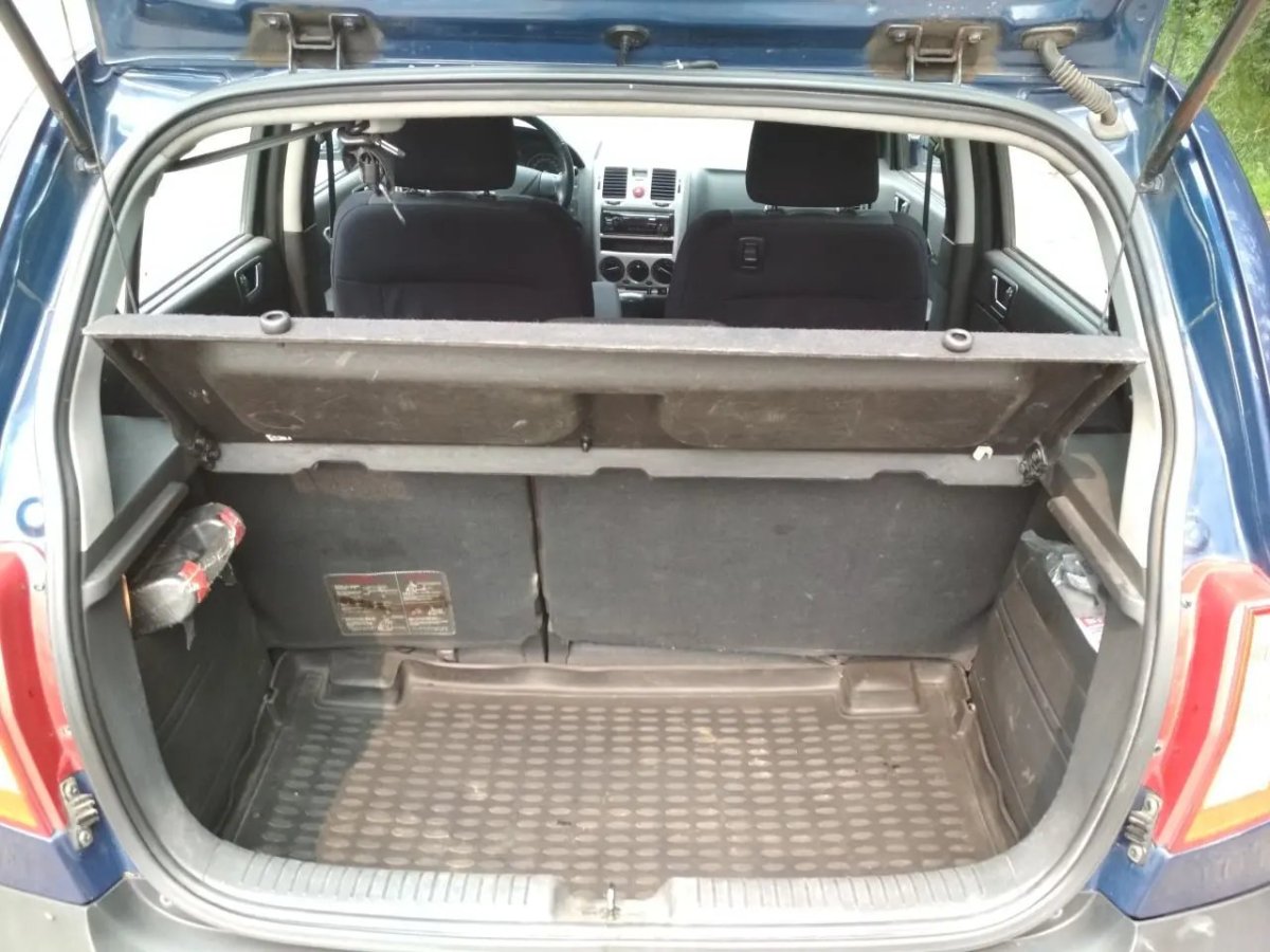 Hyundai Getz объем багажника