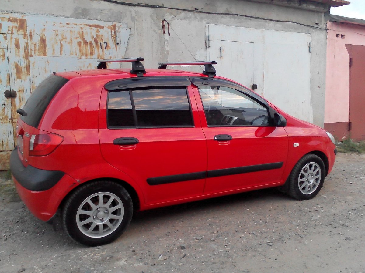 Рейлинги на Хендай Гетц