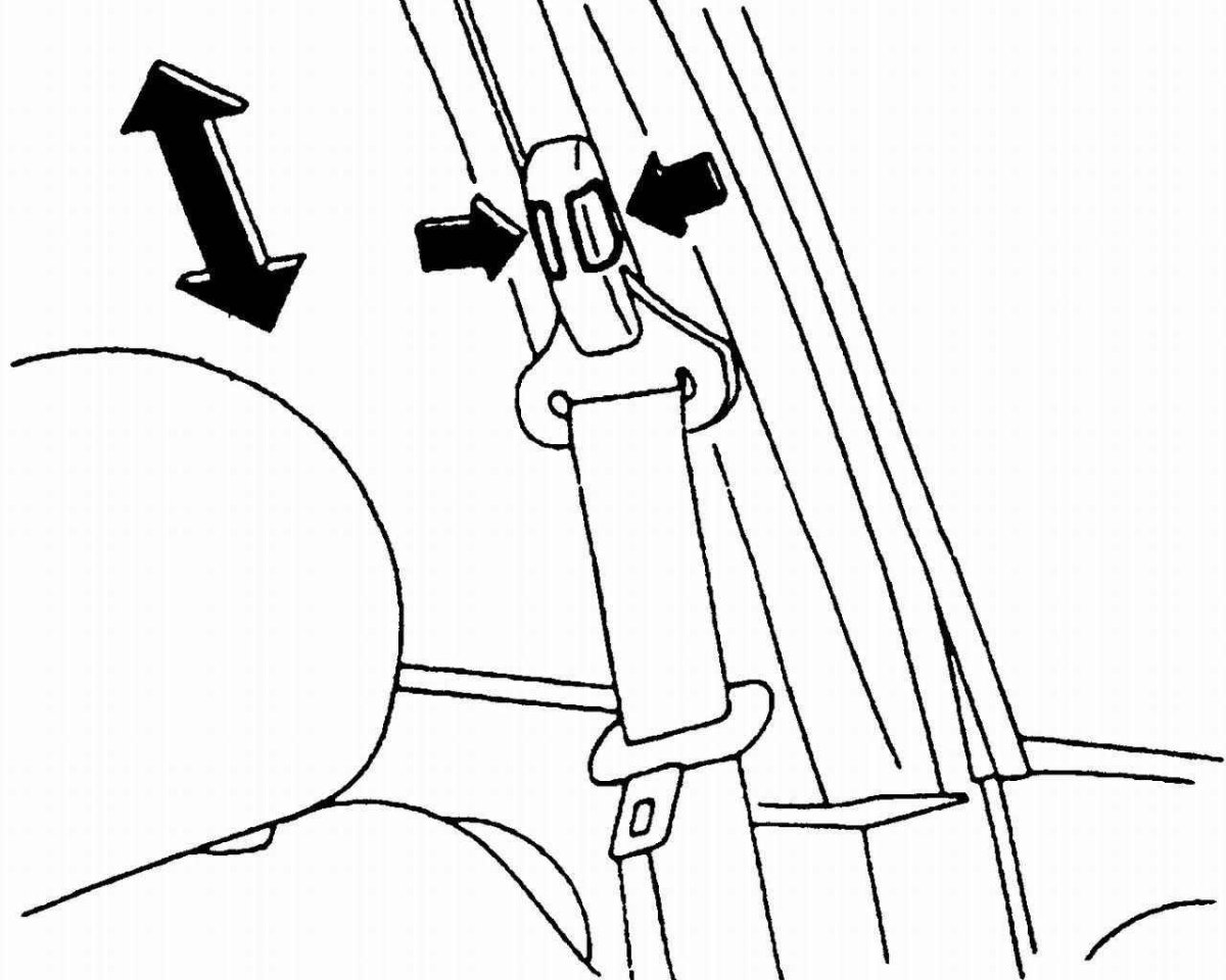 Верхняя анкерная скоба ремня безопасности