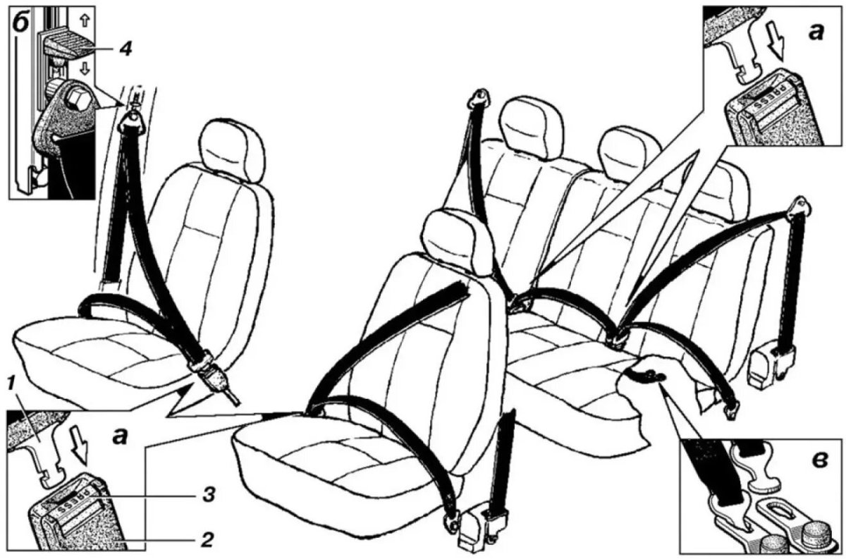 Ремень безопасности УАЗ 3160