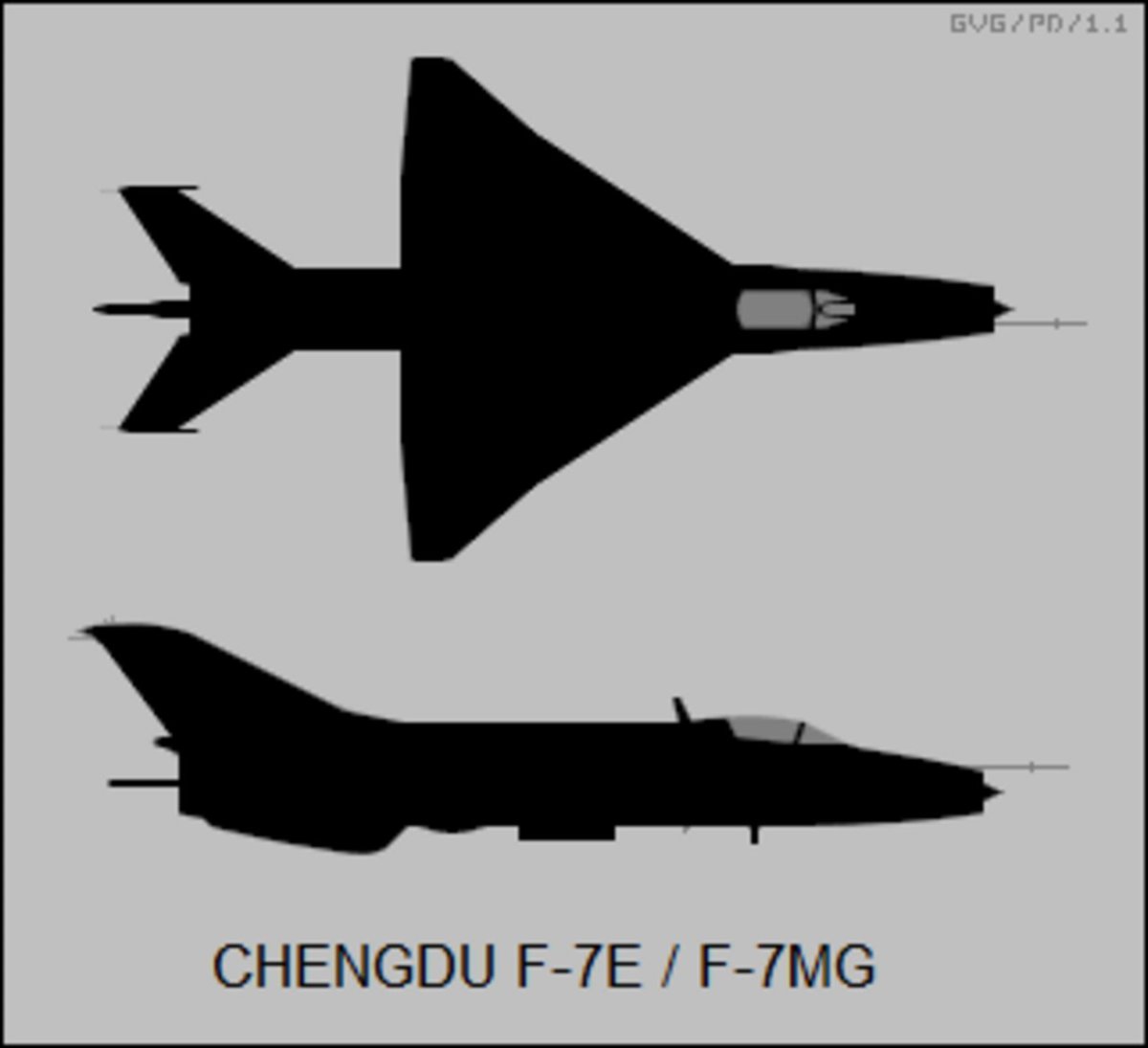 Chengdu j-7 самолет