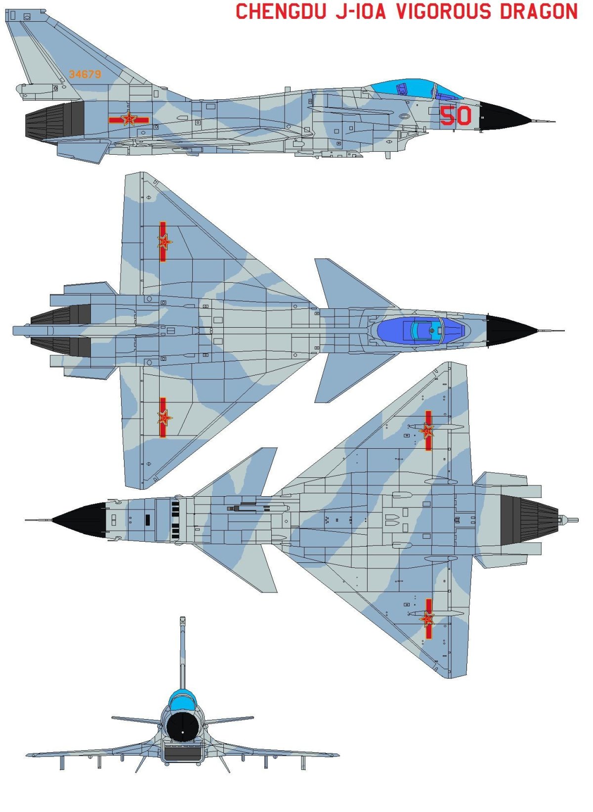 Chengdu j-10 схема