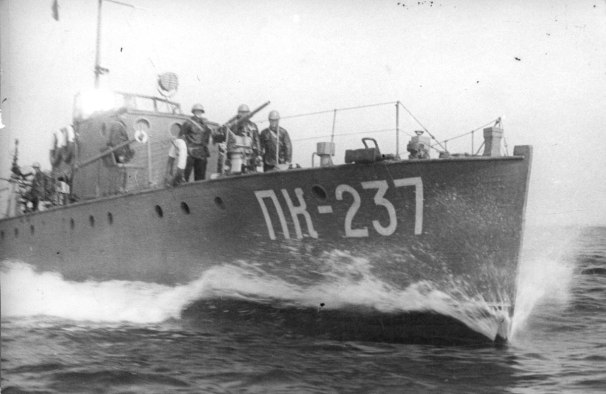 Катер морской охотник ВОВ
