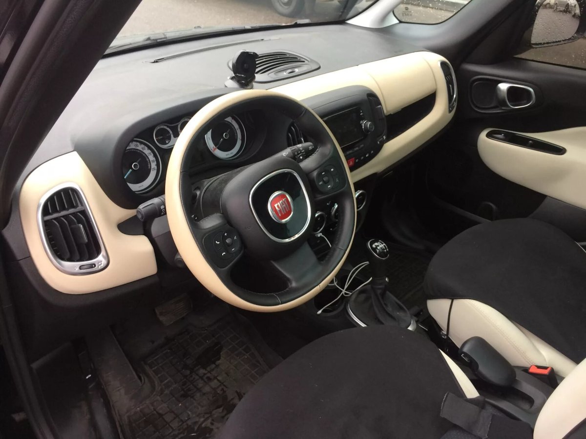 Fiat 500 новый салон
