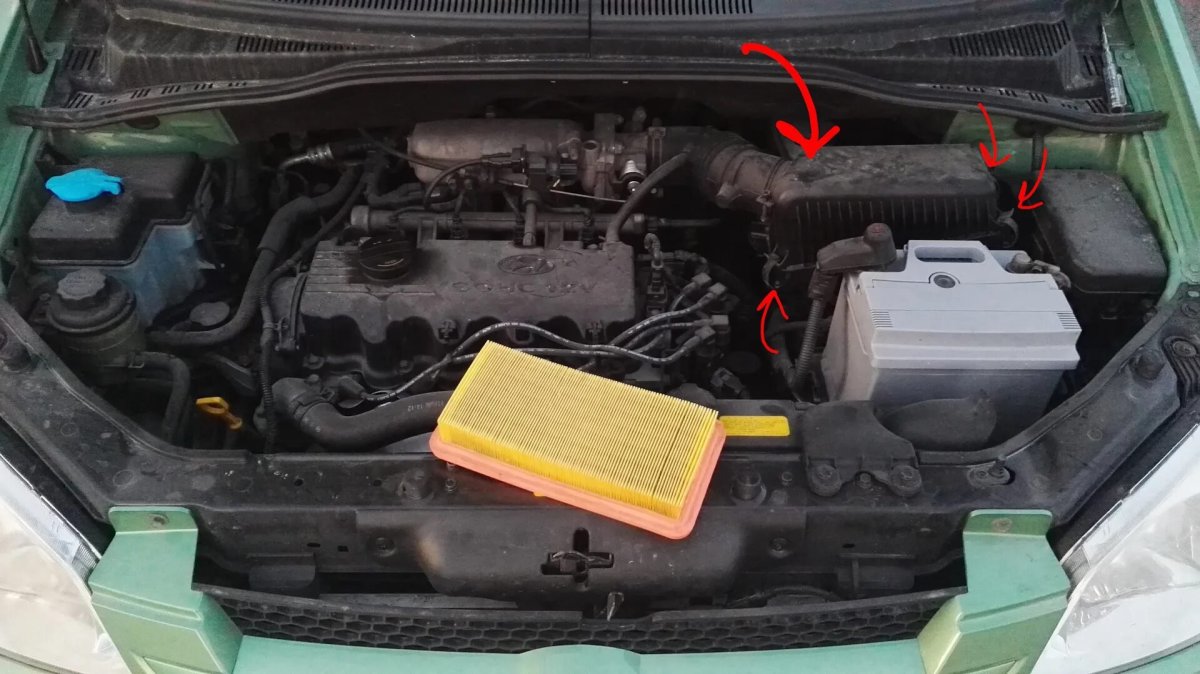 Воздушный фильтр Хендай Гетц 1.4