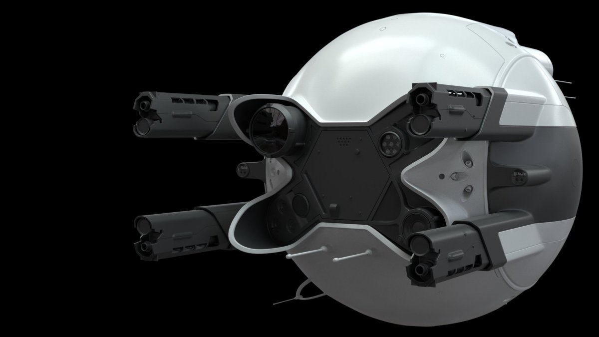 Обливион дрон сбоку