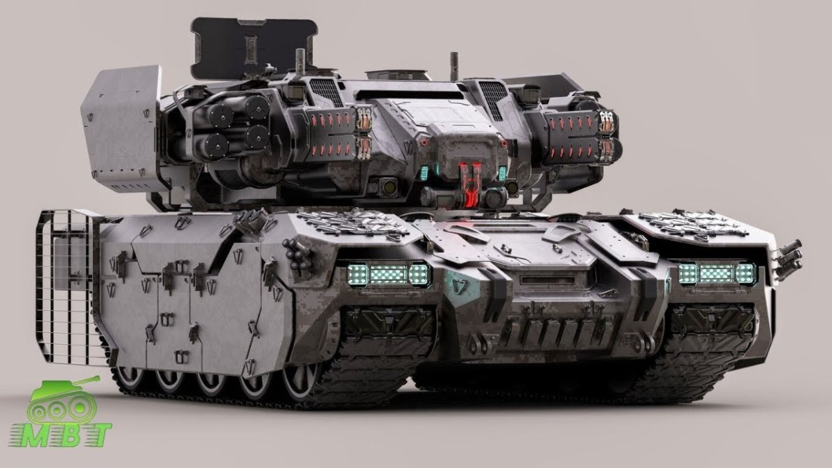 Sci-Fi танк Абрамс