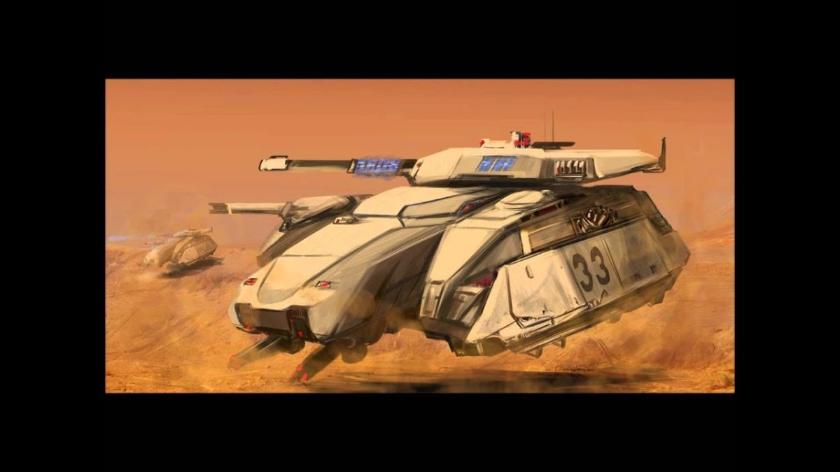 Антигравитационный танк Sci-Fi