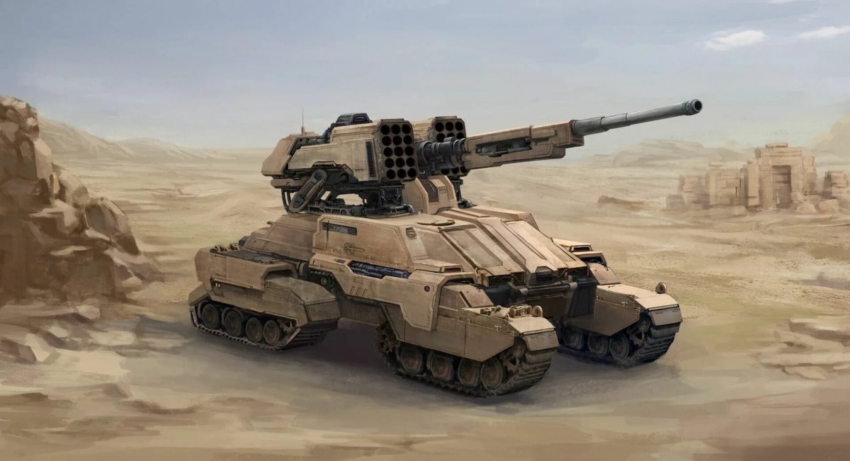 Танк шагоход будущего концепт