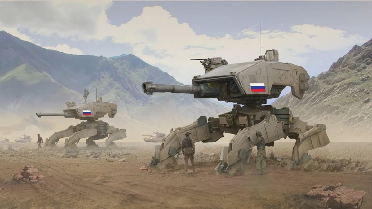 Танк шагоход Sci Fi