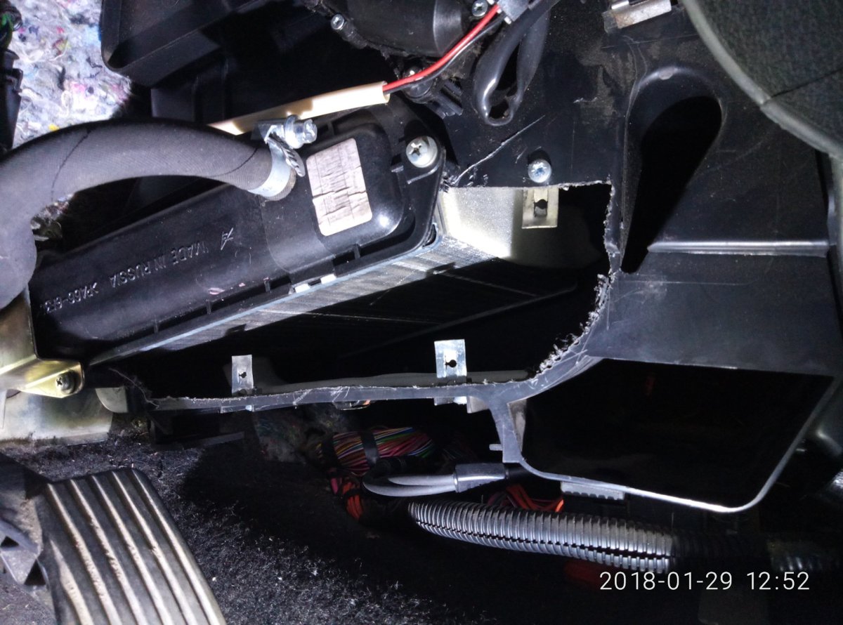 Радиатор печки Калина 1