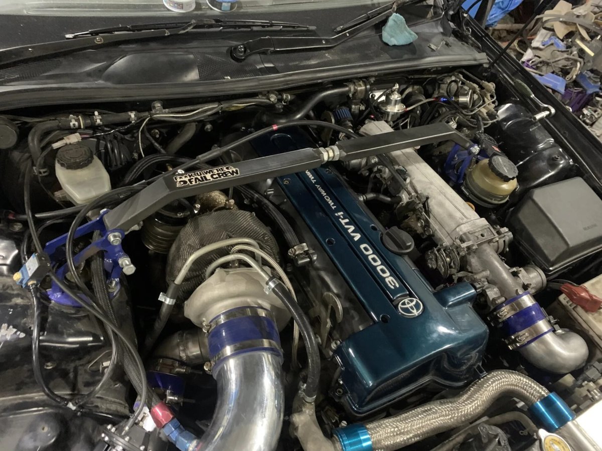 Замена бублика 2jz GTE