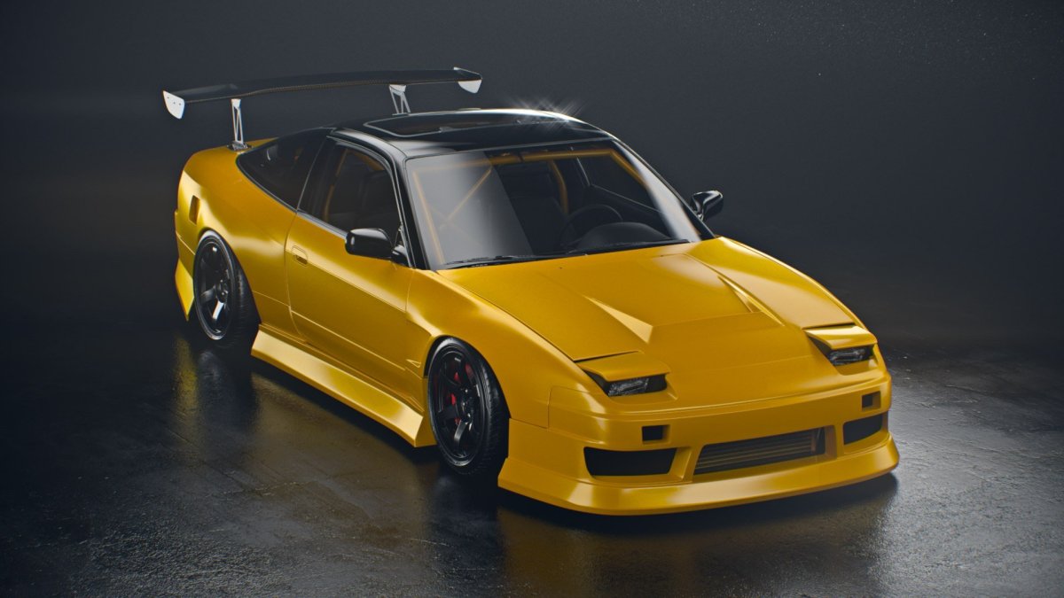 Nissan sx240 3d model