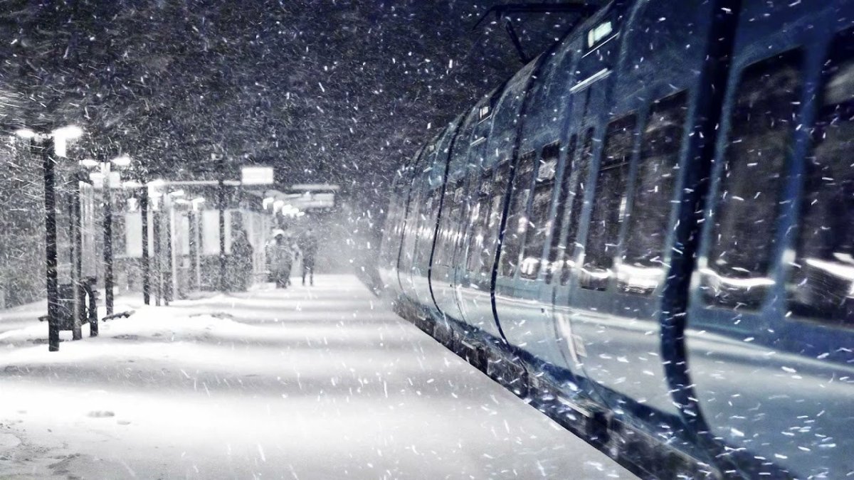 Поезд зимой