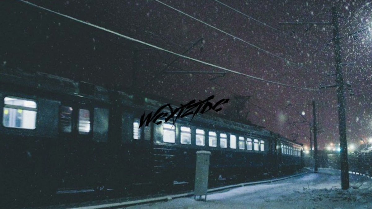 Поезд зимой Эстетика