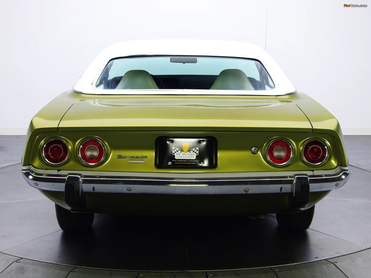 Plymouth Barracuda 1974 года