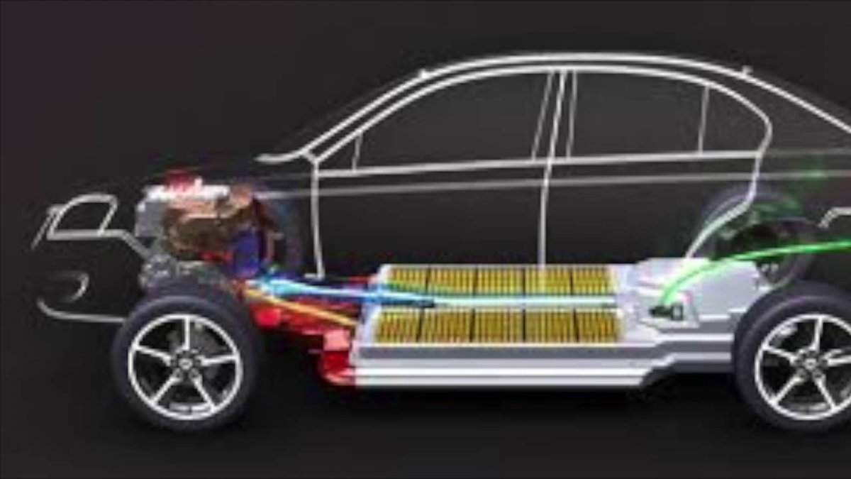 Строение электромобиля Тесла