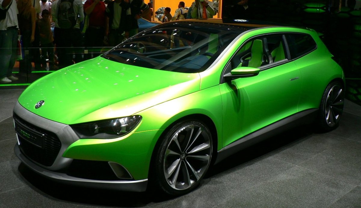 Фольксваген Сирокко зеленый