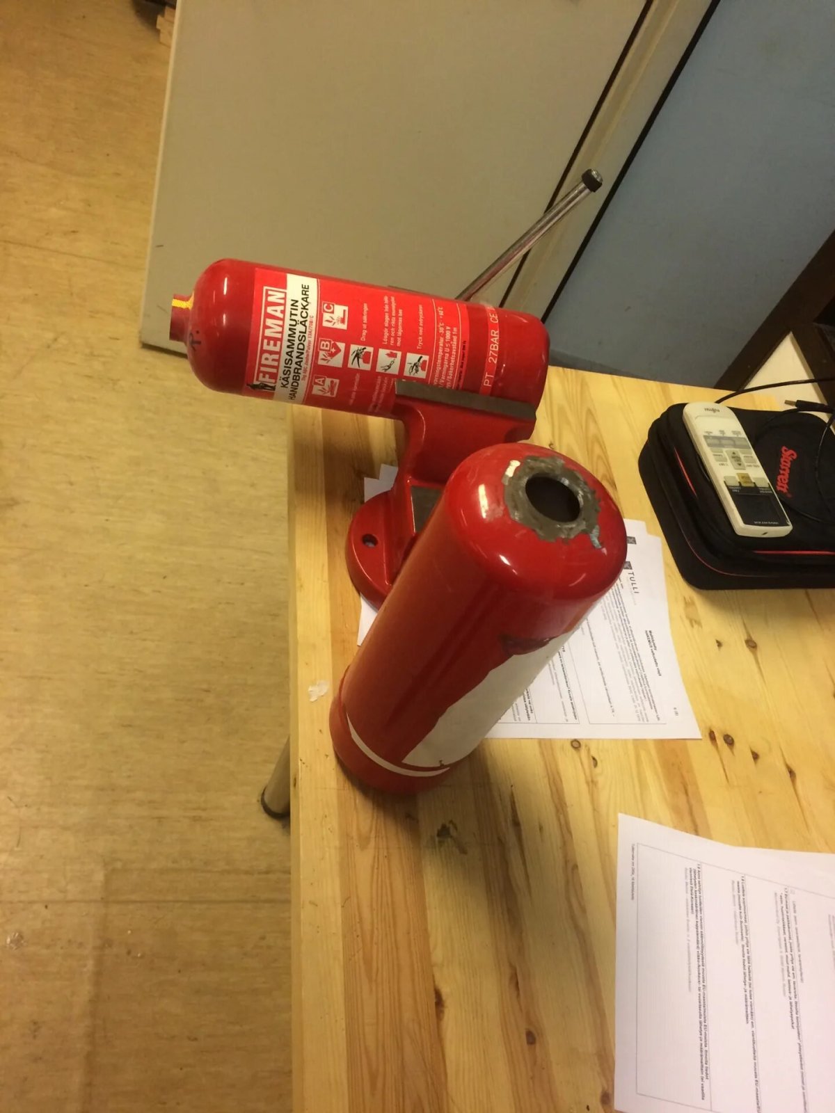 Резонатор из огнетушителя