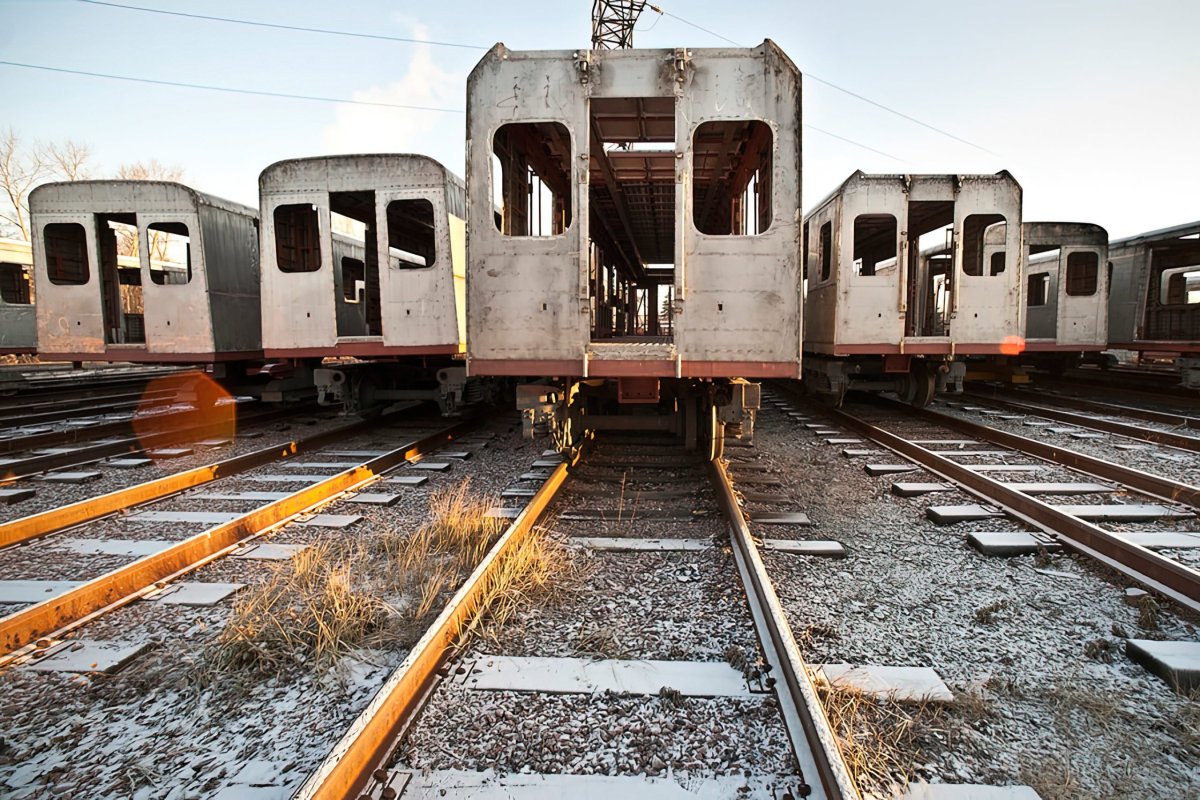 Завод Метровагонмаш в Мытищах
