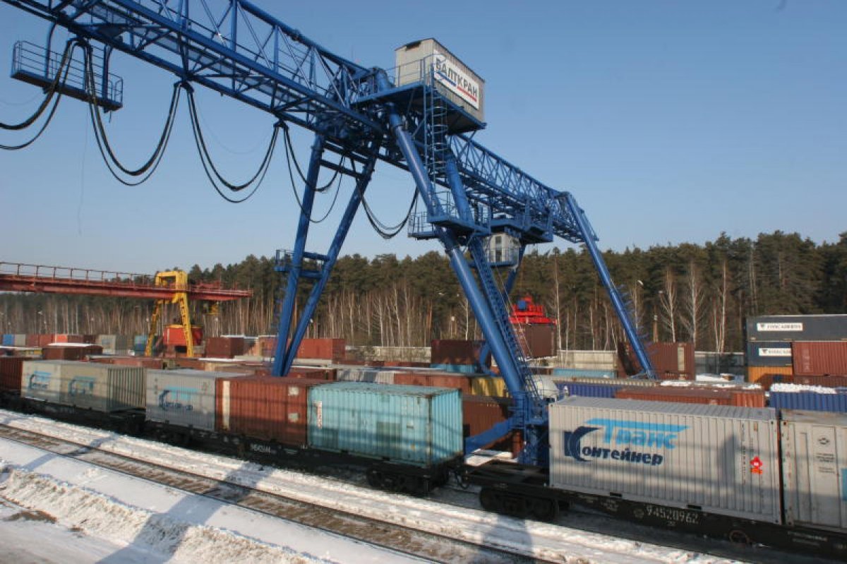 Козловой кран ТРАНСКОНТЕЙНЕР