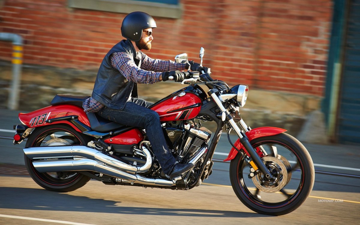 Райдер на мотоцикле