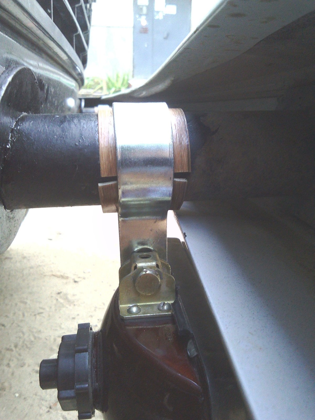 Кронштейн противотуманных фар на трубу