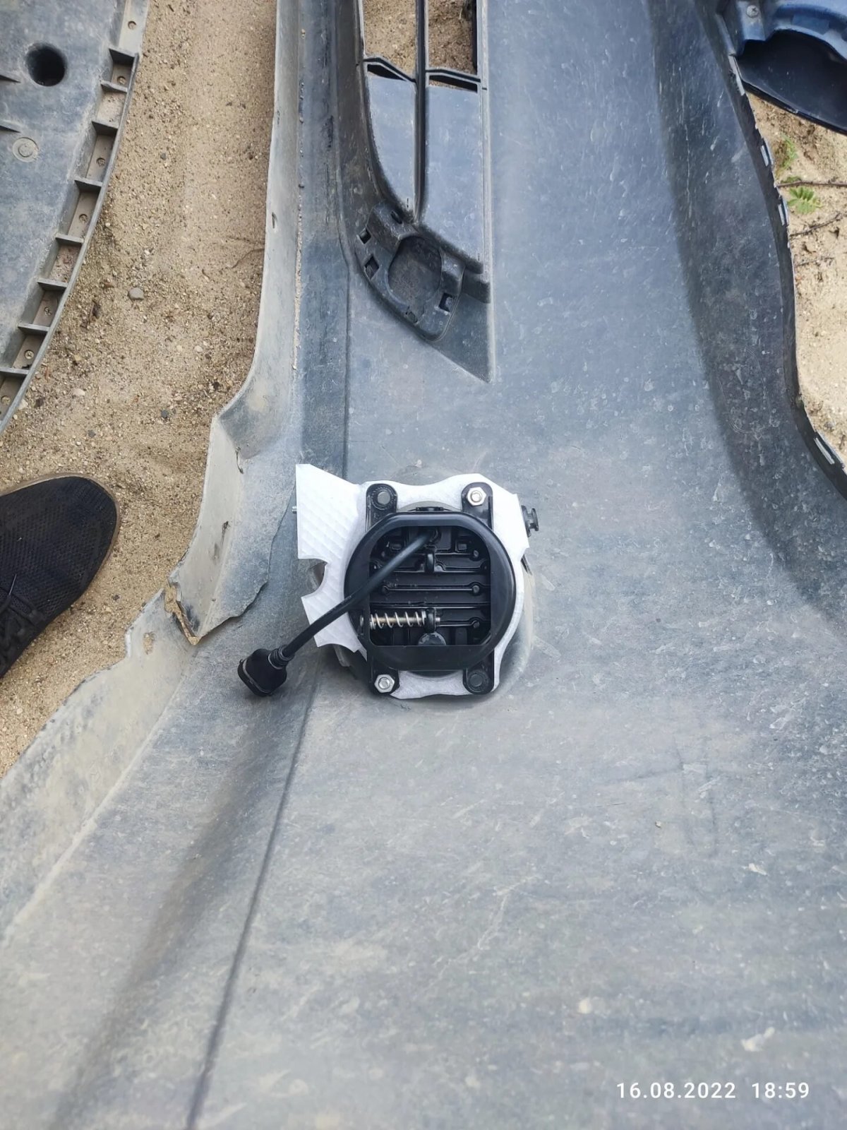 Крепление ПТФ на Субару Импреза 2008