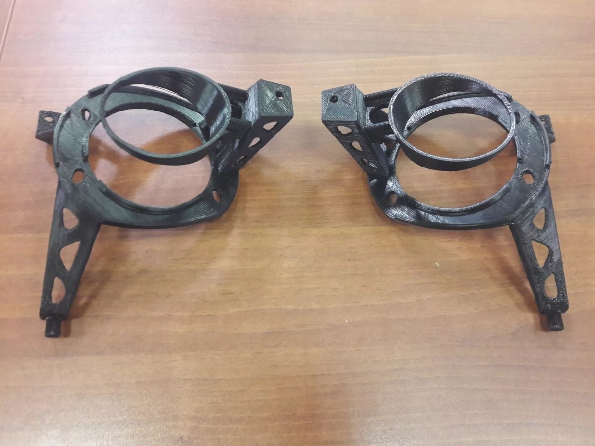 Opel Astra h 3д модель кронштейн для ПТФ