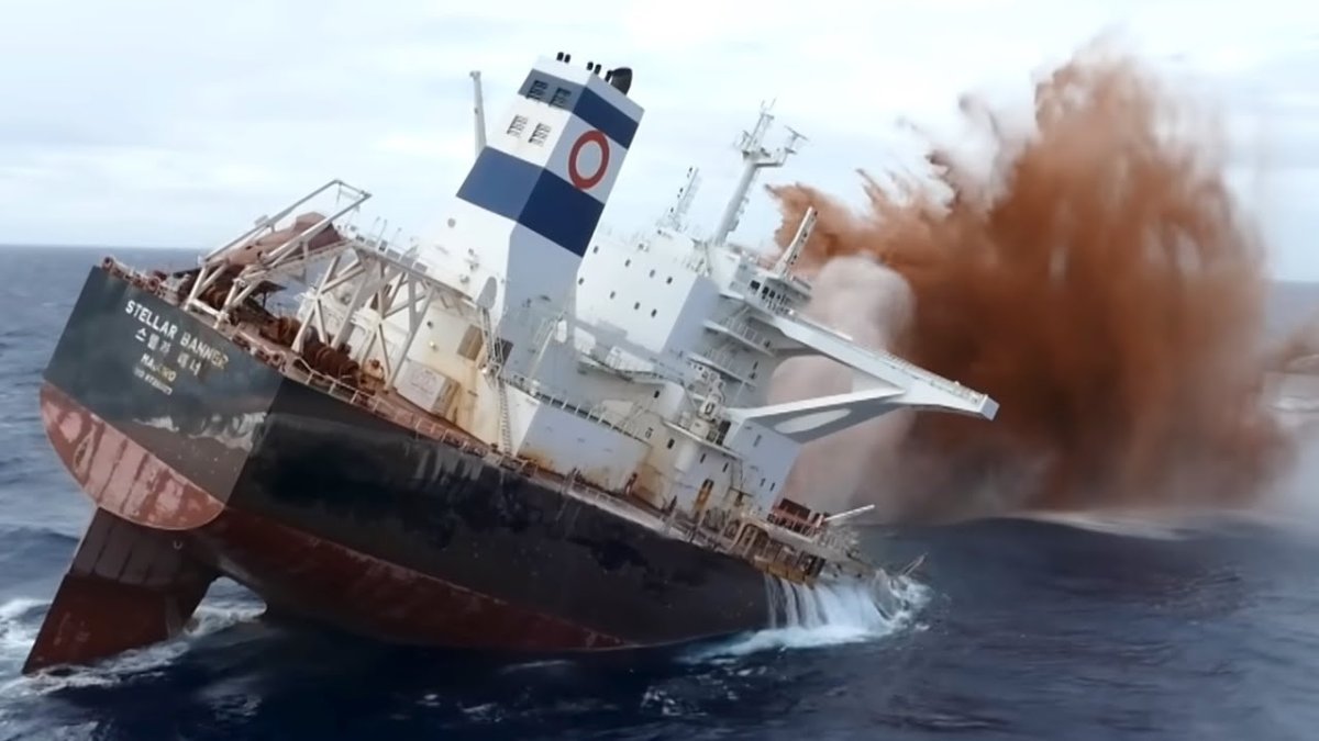 Крушение судна Арвин в черном море